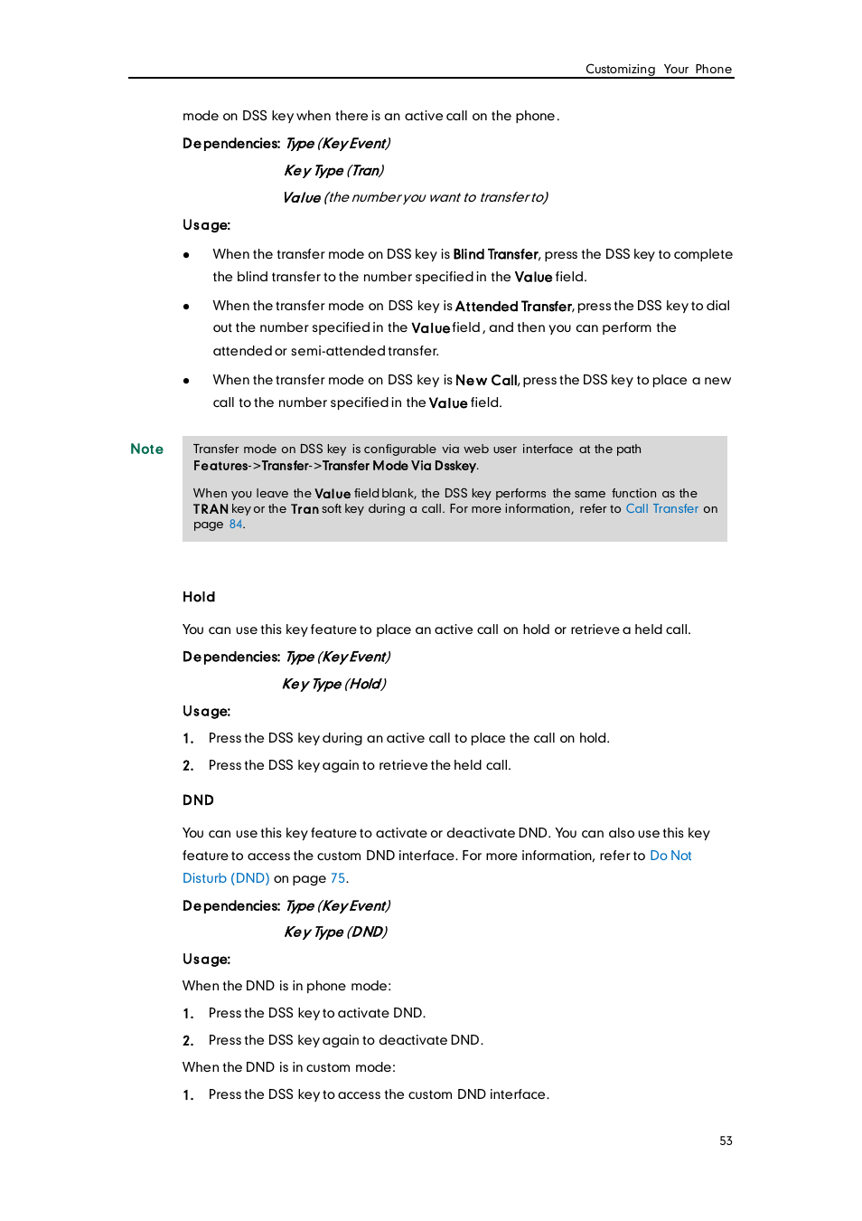 Yealink SIP-T22 User Manual | Page 65 / 146