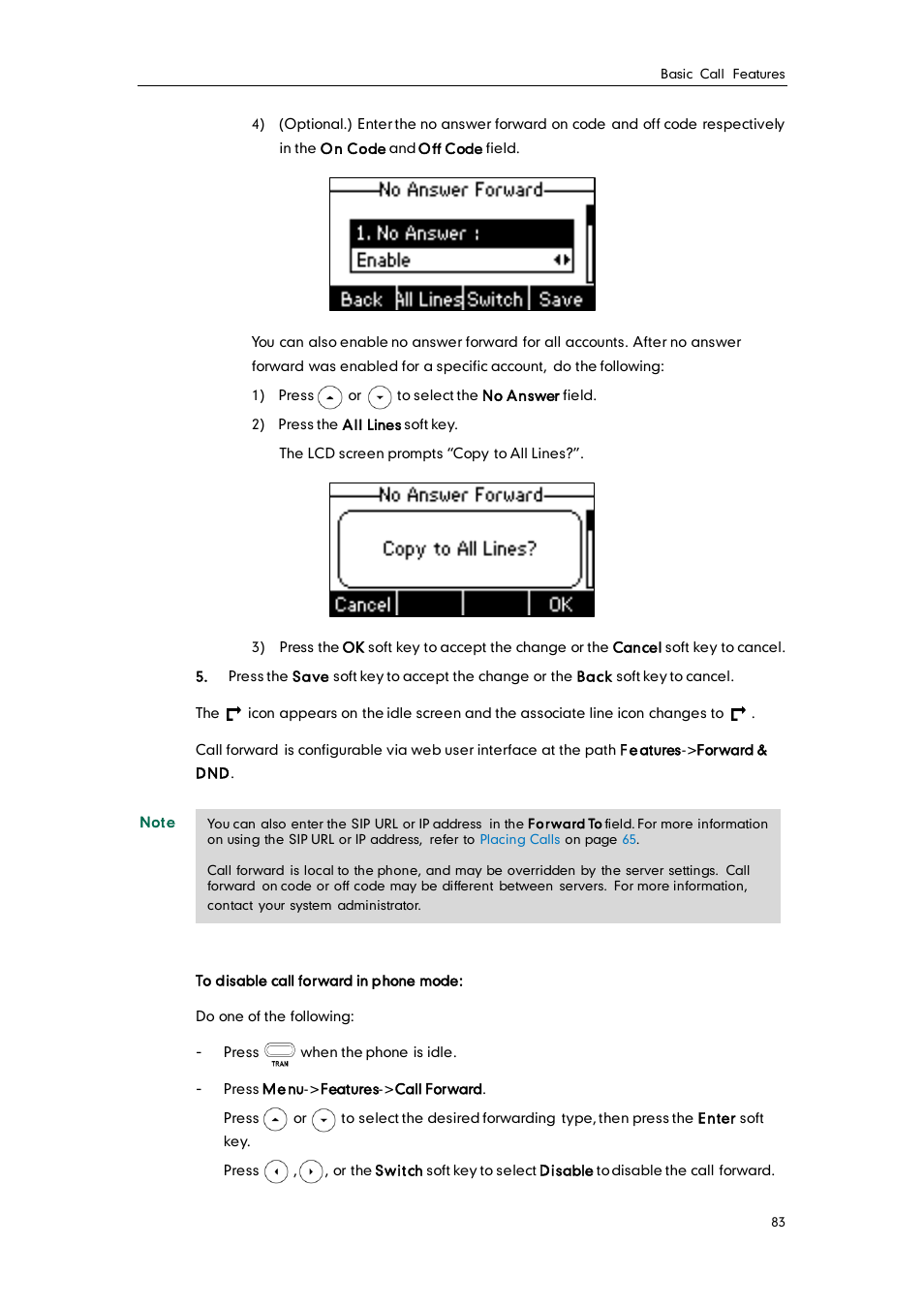 Yealink SIP-T22 User Manual | Page 95 / 146