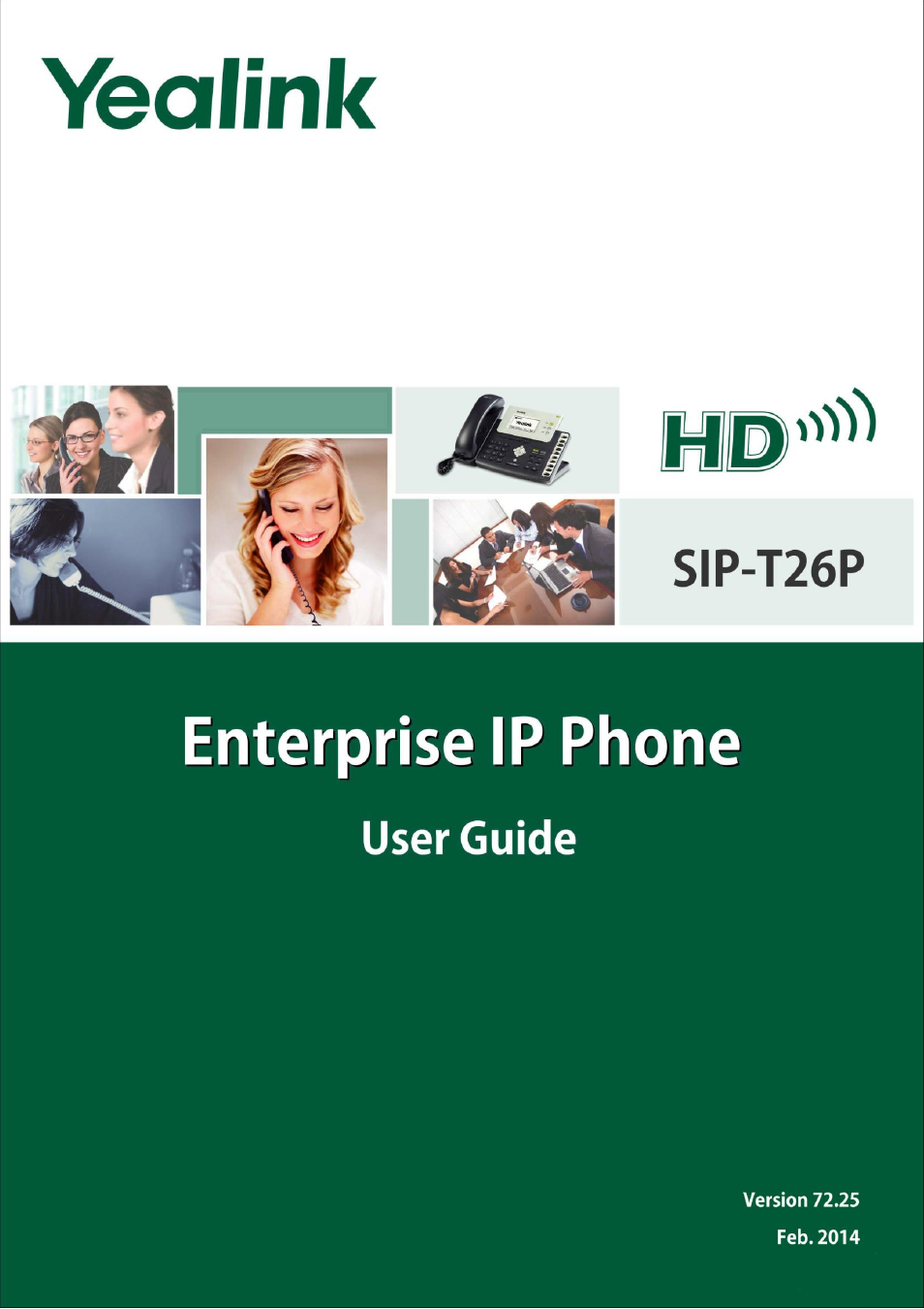 Yealink SIP-T26P User Manual | 150 pages