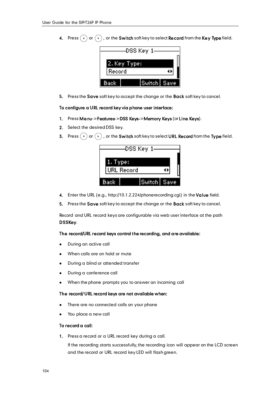 Yealink SIP-T26P User Manual | Page 116 / 150