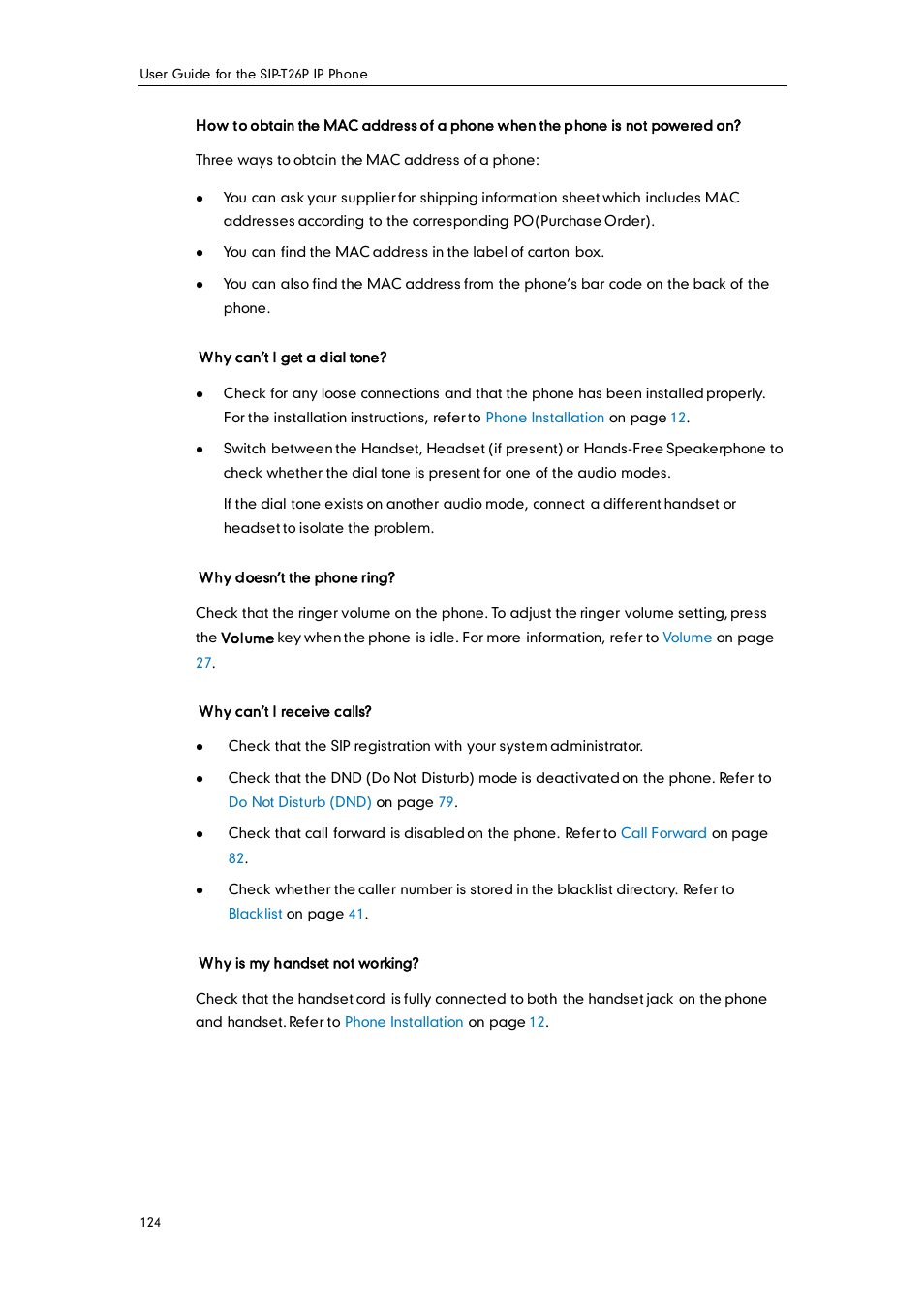 Yealink SIP-T26P User Manual | Page 136 / 150