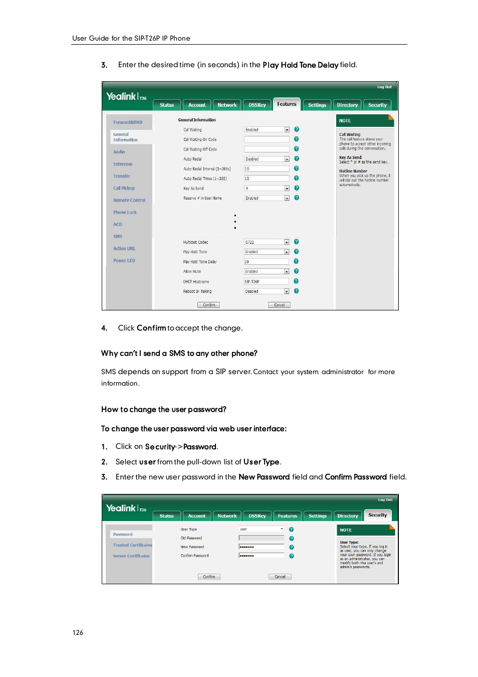 Yealink SIP-T26P User Manual | Page 138 / 150