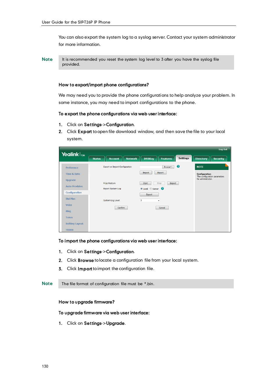 Yealink SIP-T26P User Manual | Page 142 / 150