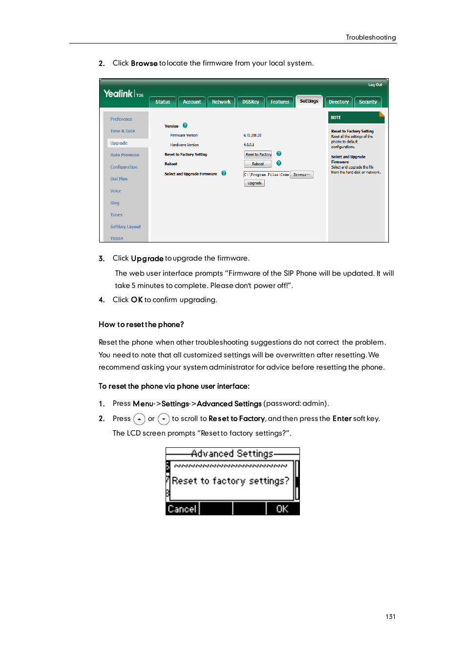 Yealink SIP-T26P User Manual | Page 143 / 150