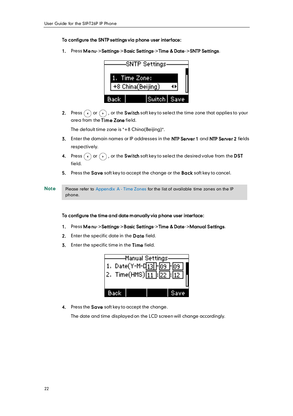 Yealink SIP-T26P User Manual | Page 34 / 150