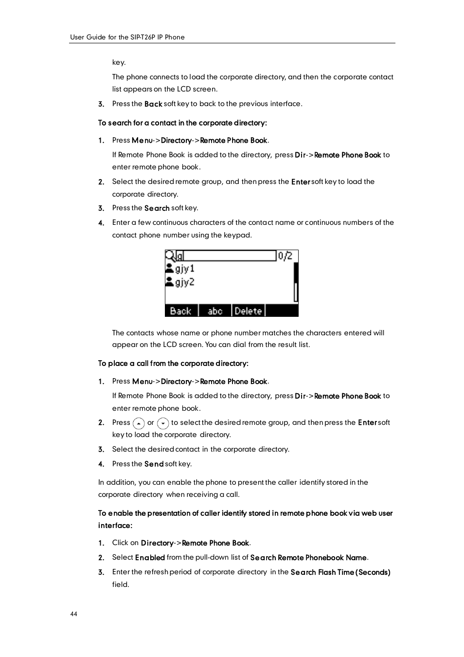 Yealink SIP-T26P User Manual | Page 56 / 150