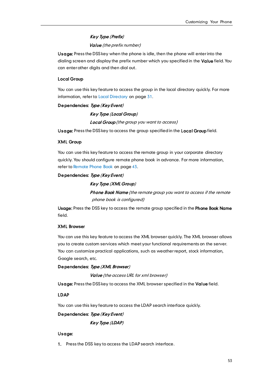 Yealink SIP-T26P User Manual | Page 65 / 150