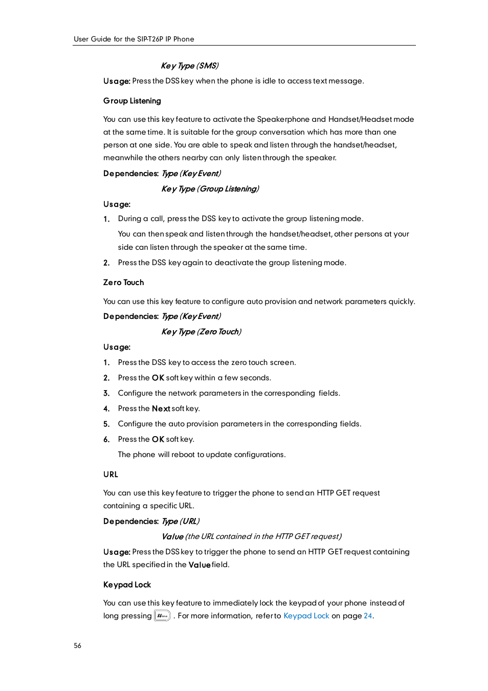 Yealink SIP-T26P User Manual | Page 68 / 150