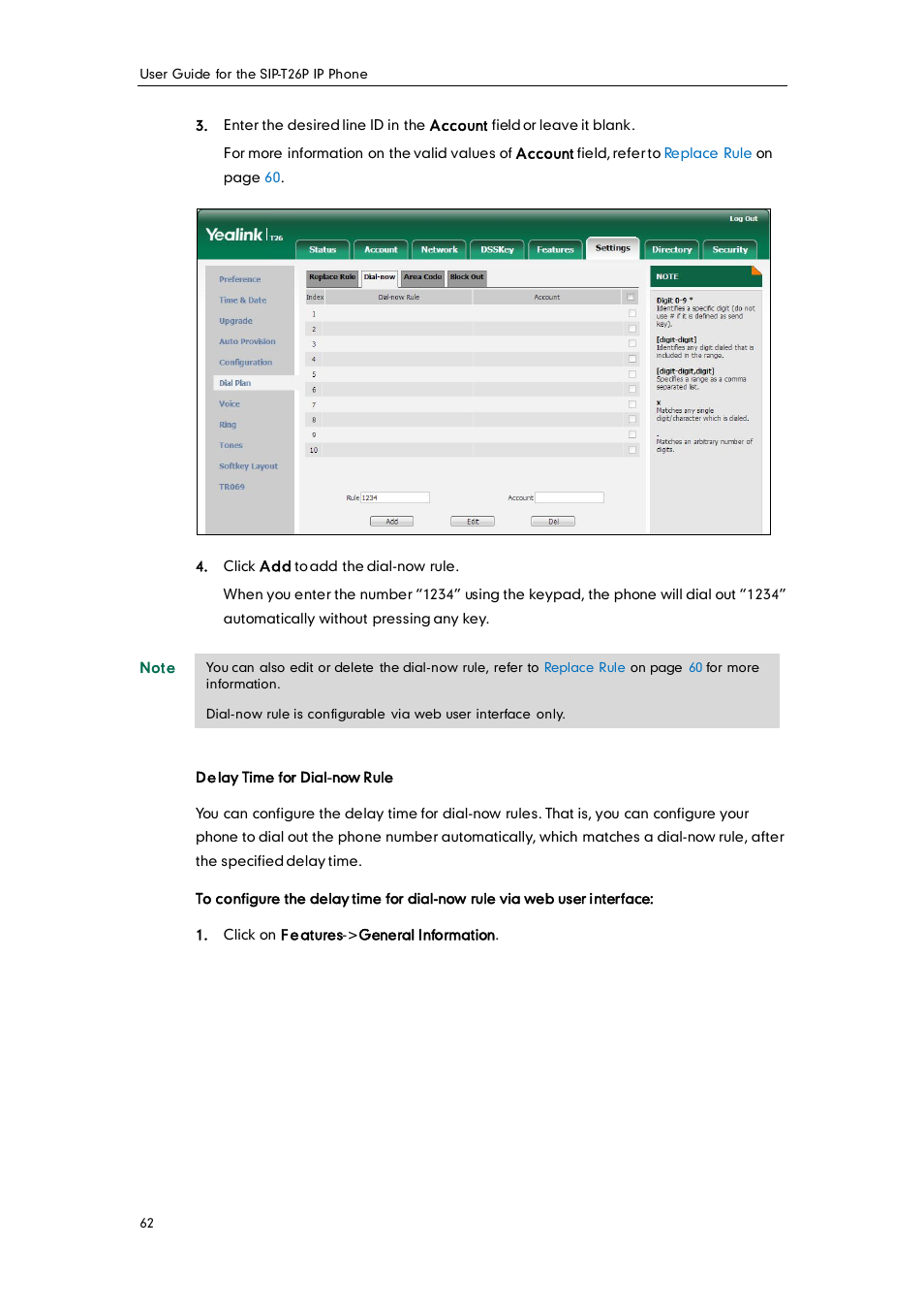 Yealink SIP-T26P User Manual | Page 74 / 150