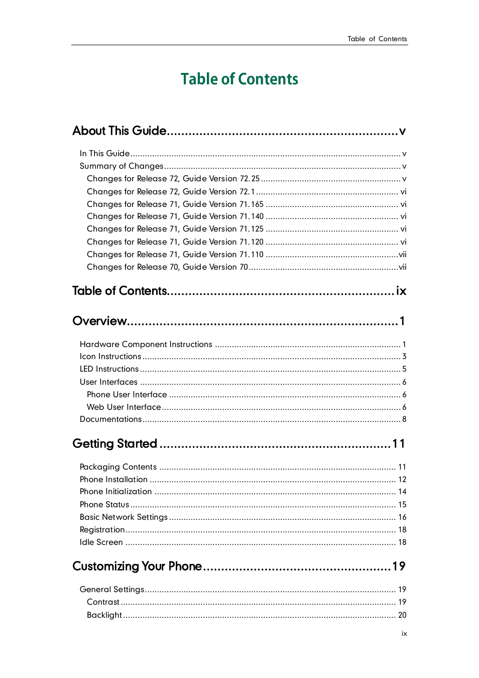 Yealink SIP-T26P User Manual | Page 9 / 150