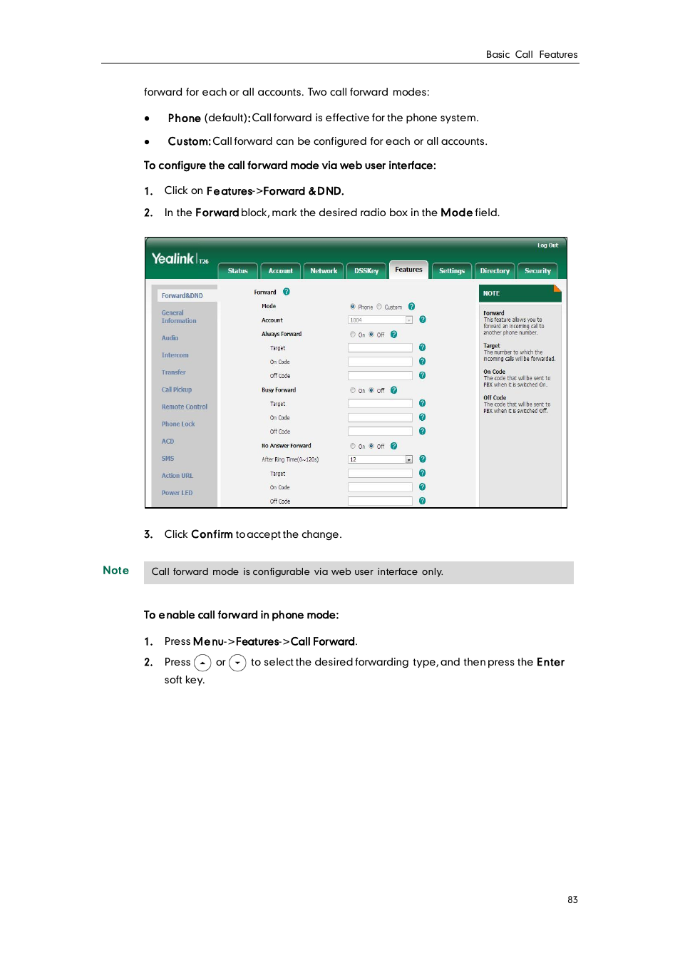 Yealink SIP-T26P User Manual | Page 95 / 150