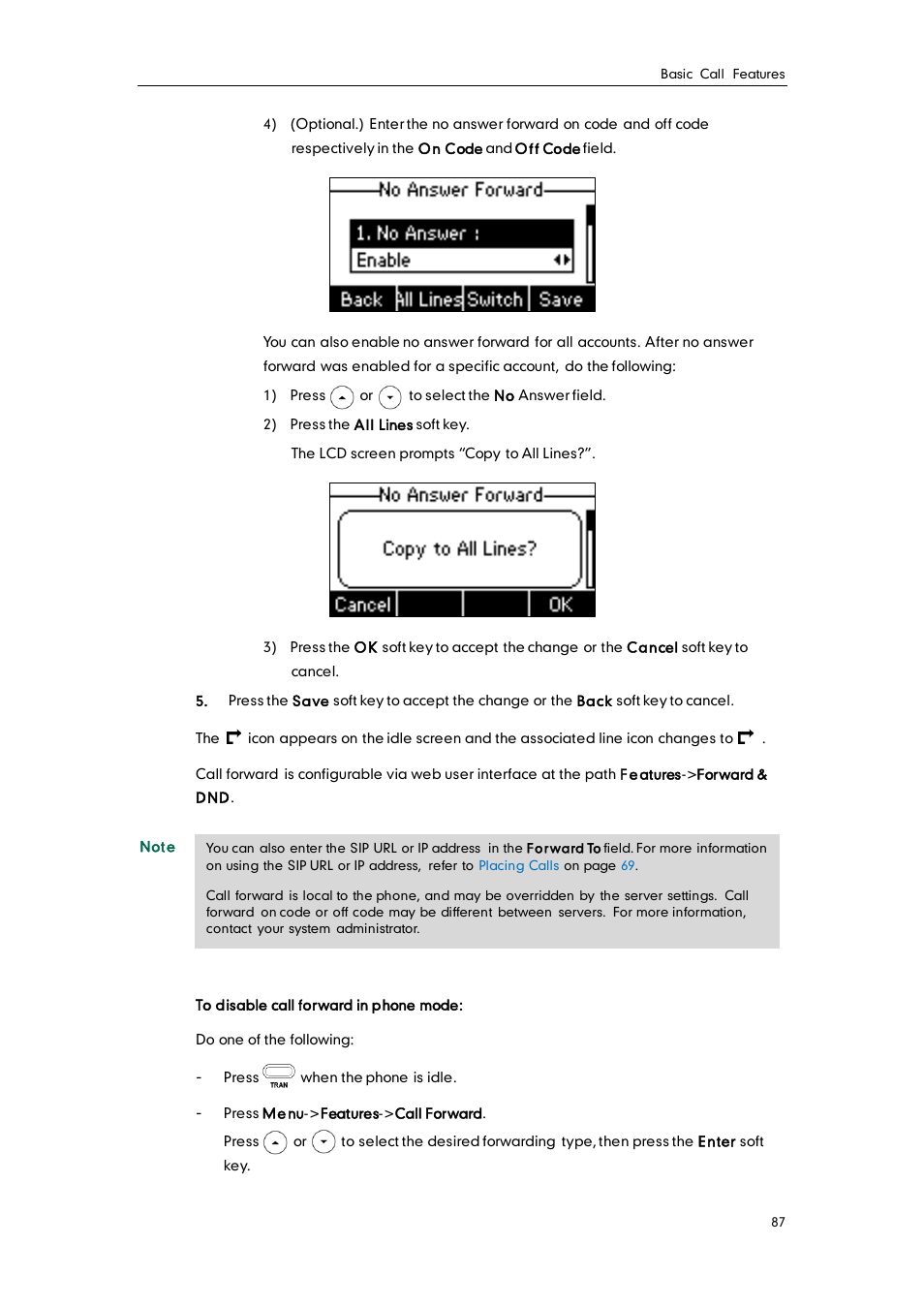 Yealink SIP-T26P User Manual | Page 99 / 150