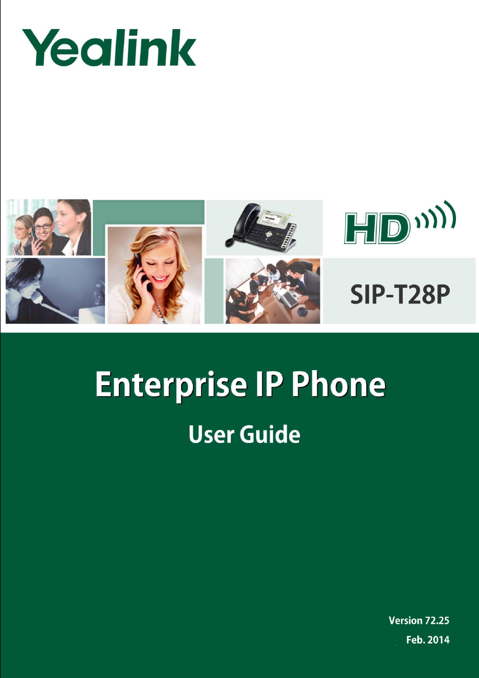 Yealink SIP-T28P User Manual | 158 pages