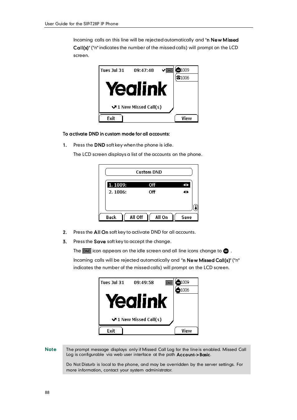 Yealink SIP-T28P User Manual | Page 100 / 158