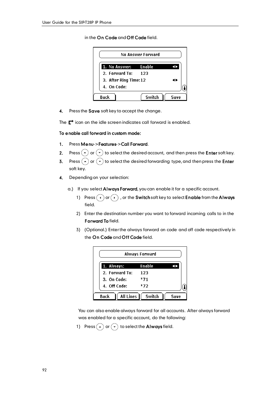 Yealink SIP-T28P User Manual | Page 104 / 158
