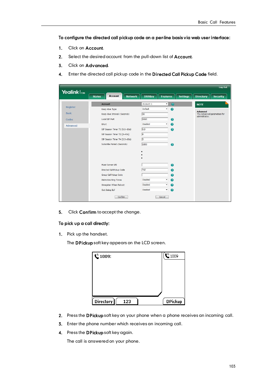 Yealink SIP-T28P User Manual | Page 115 / 158
