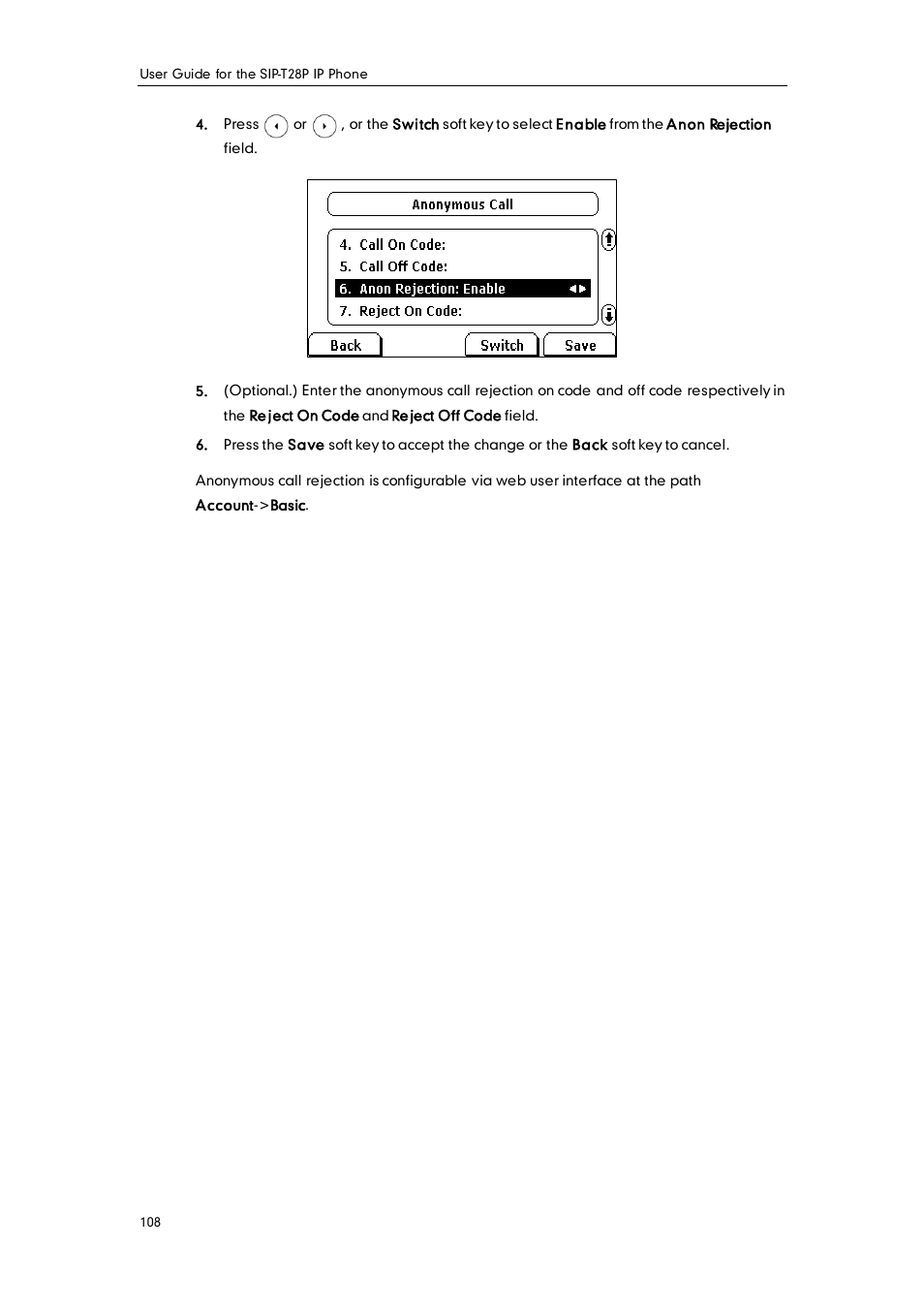 Yealink SIP-T28P User Manual | Page 120 / 158