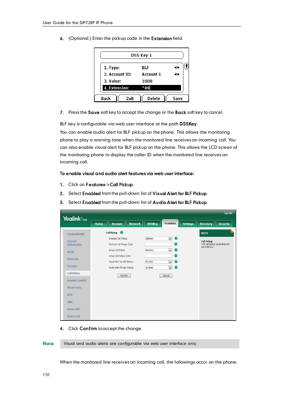 Yealink SIP-T28P User Manual | Page 122 / 158