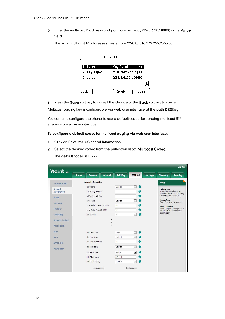 Yealink SIP-T28P User Manual | Page 130 / 158