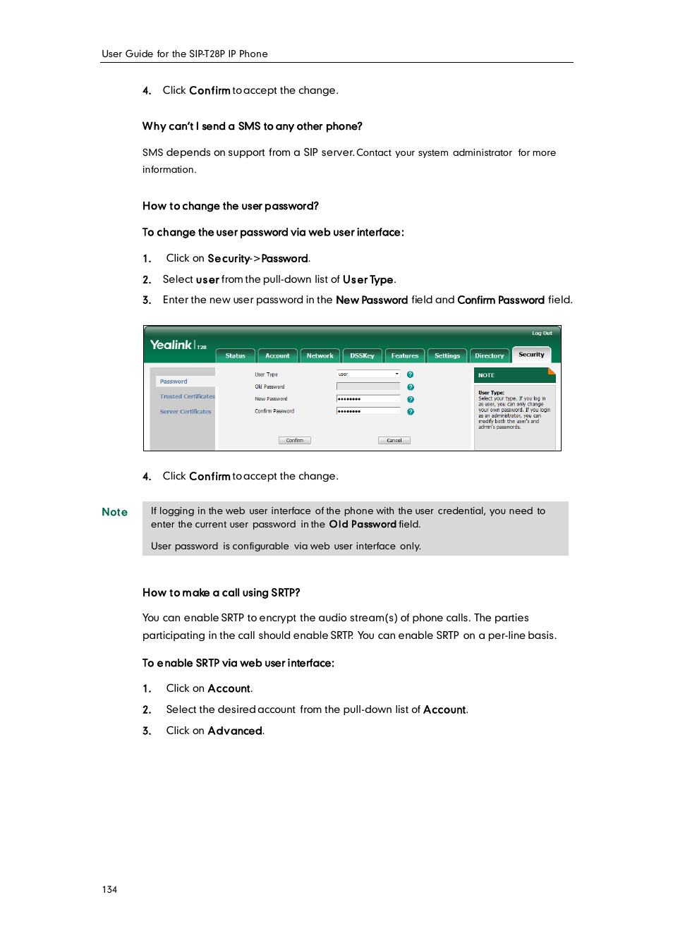Yealink SIP-T28P User Manual | Page 146 / 158