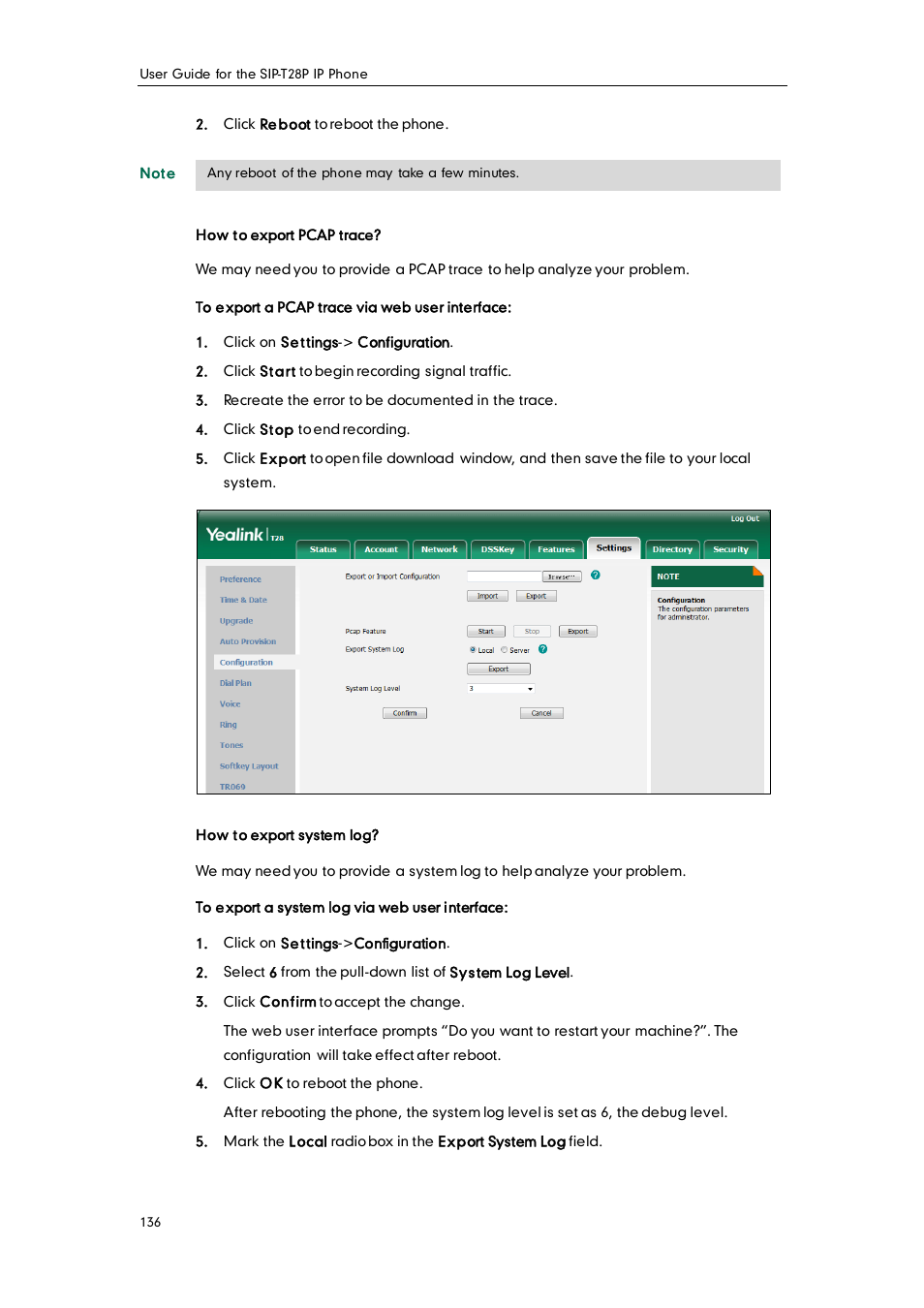 Yealink SIP-T28P User Manual | Page 148 / 158