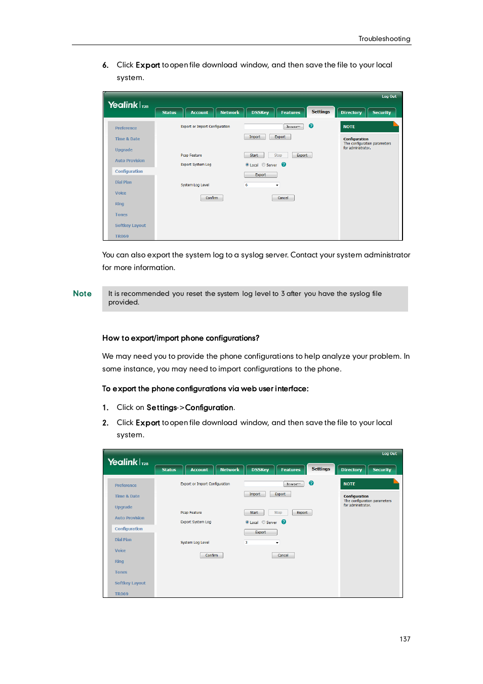 Yealink SIP-T28P User Manual | Page 149 / 158