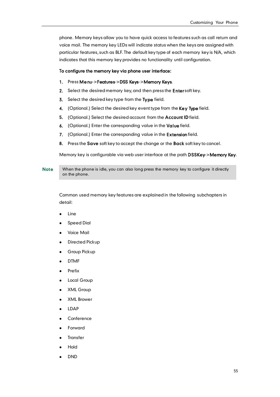 Yealink SIP-T28P User Manual | Page 67 / 158