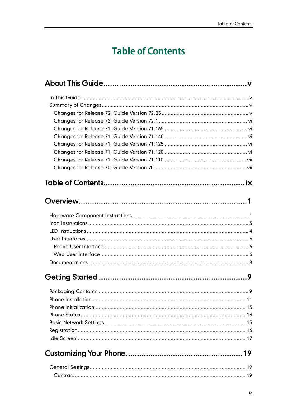 Yealink SIP-T28P User Manual | Page 9 / 158