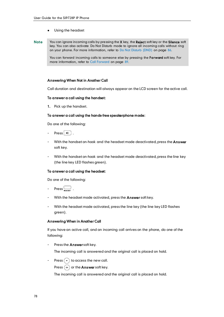 Yealink SIP-T28P User Manual | Page 90 / 158