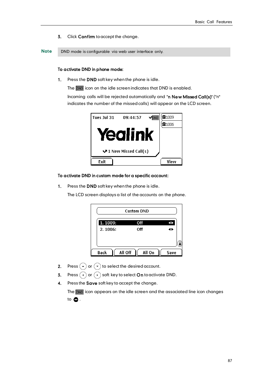 Yealink SIP-T28P User Manual | Page 99 / 158