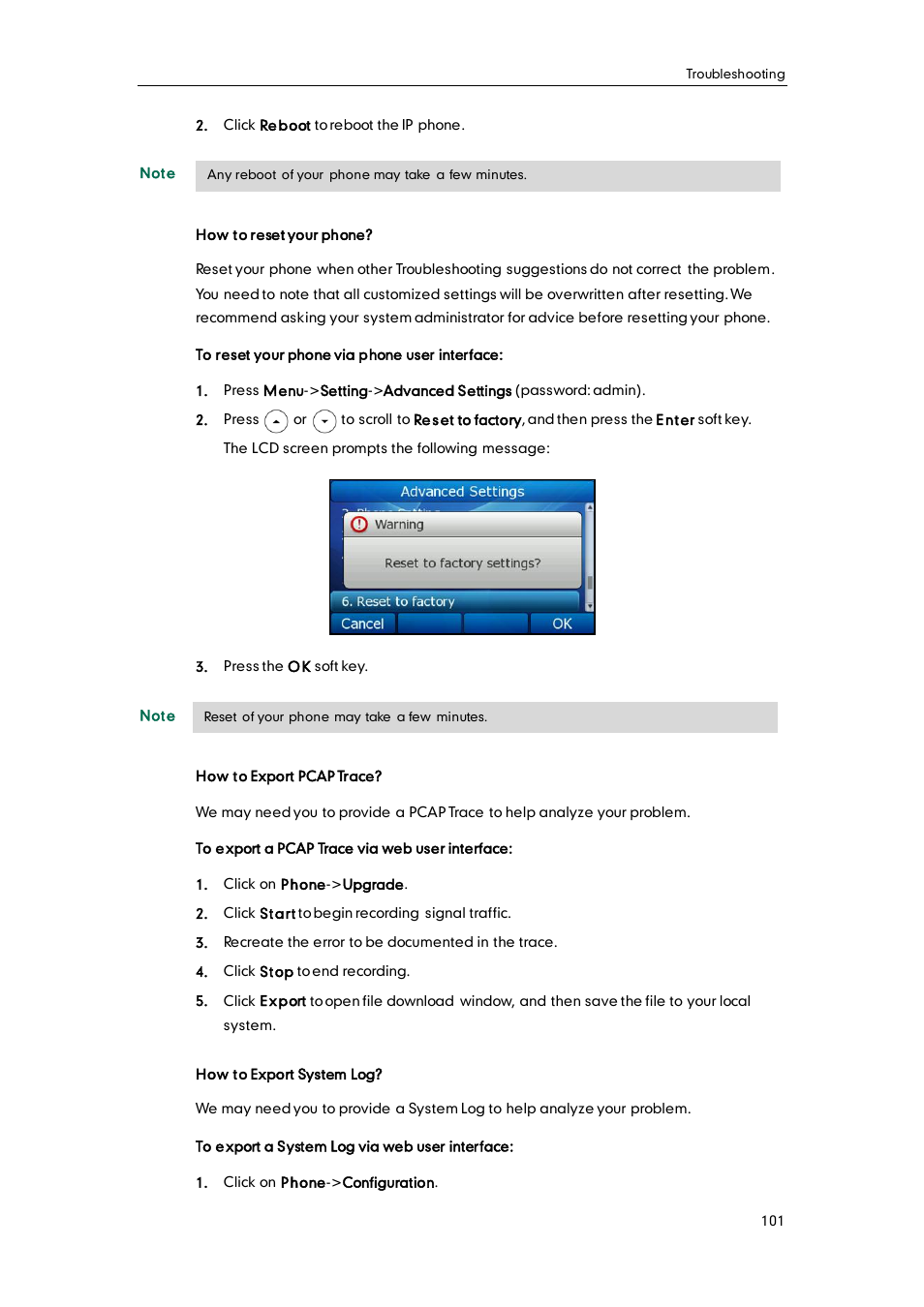 Yealink SIP-T32G User Manual | Page 111 / 118