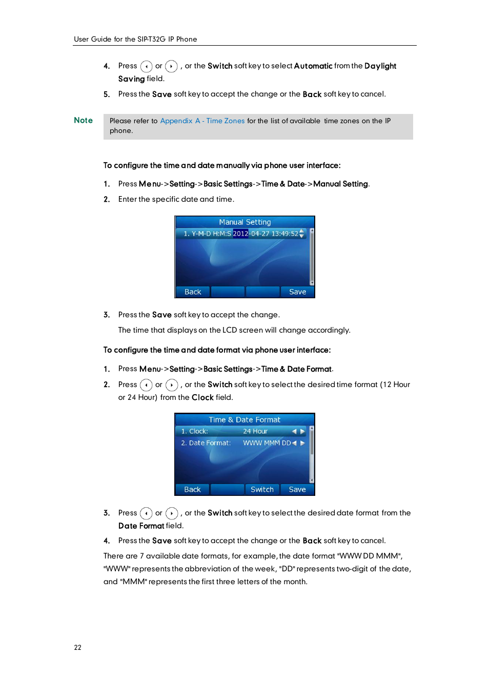 Yealink SIP-T32G User Manual | Page 32 / 118
