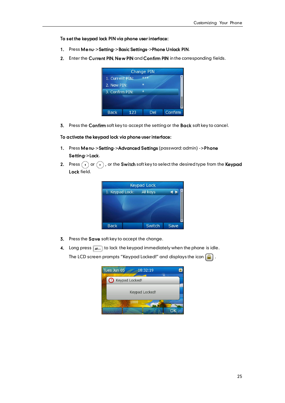 Yealink SIP-T32G User Manual | Page 35 / 118