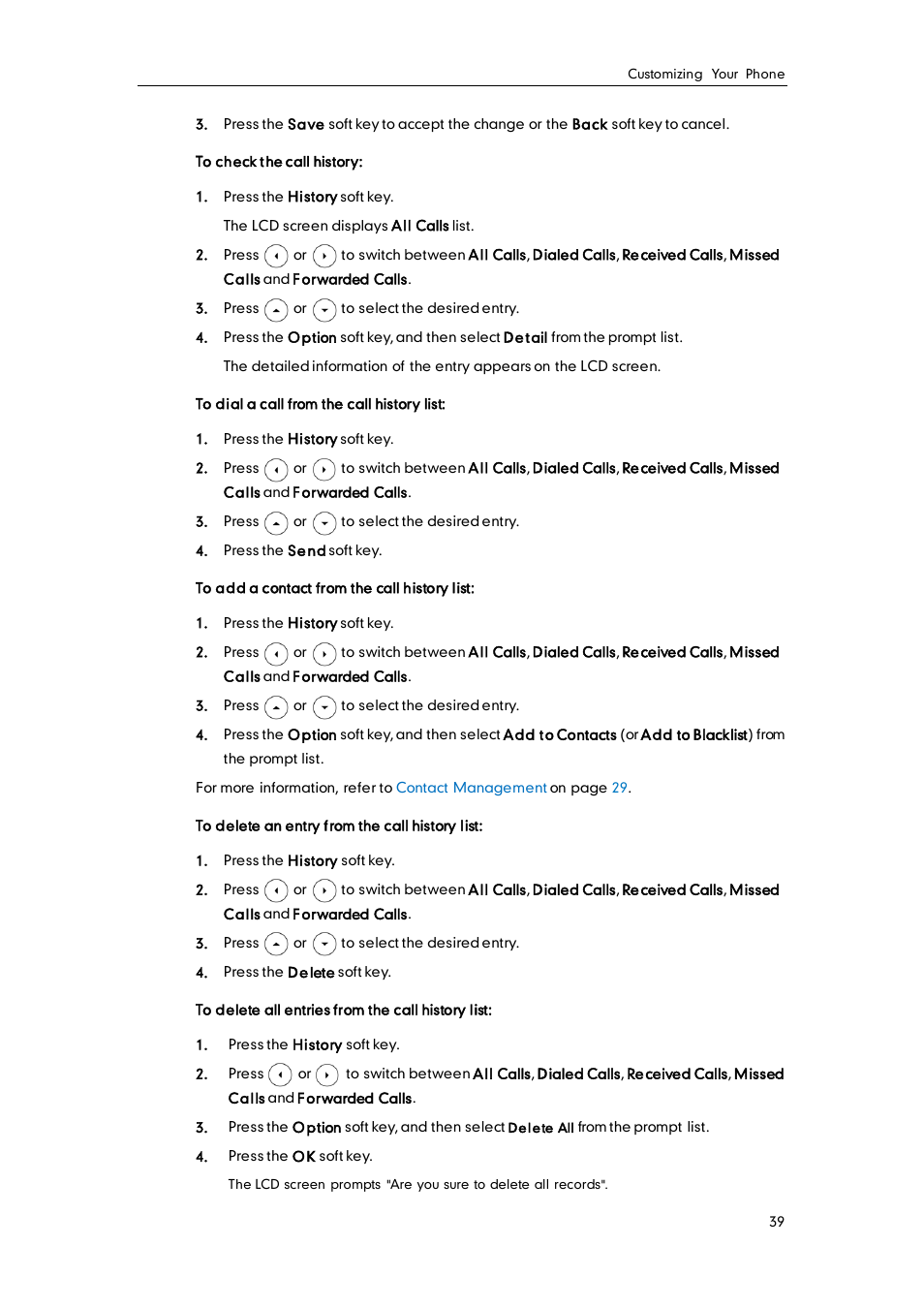 Yealink SIP-T32G User Manual | Page 49 / 118