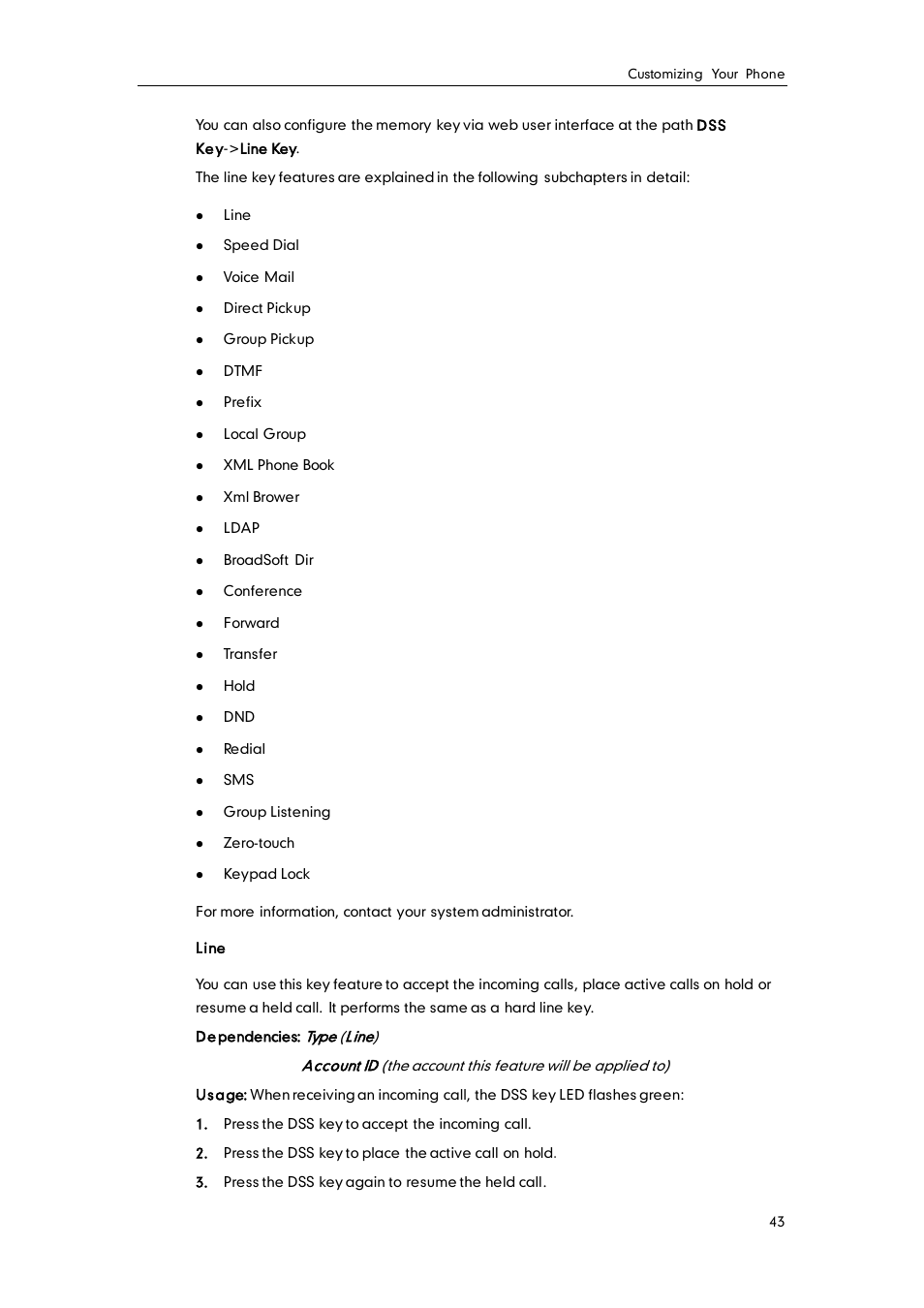 Yealink SIP-T32G User Manual | Page 53 / 118