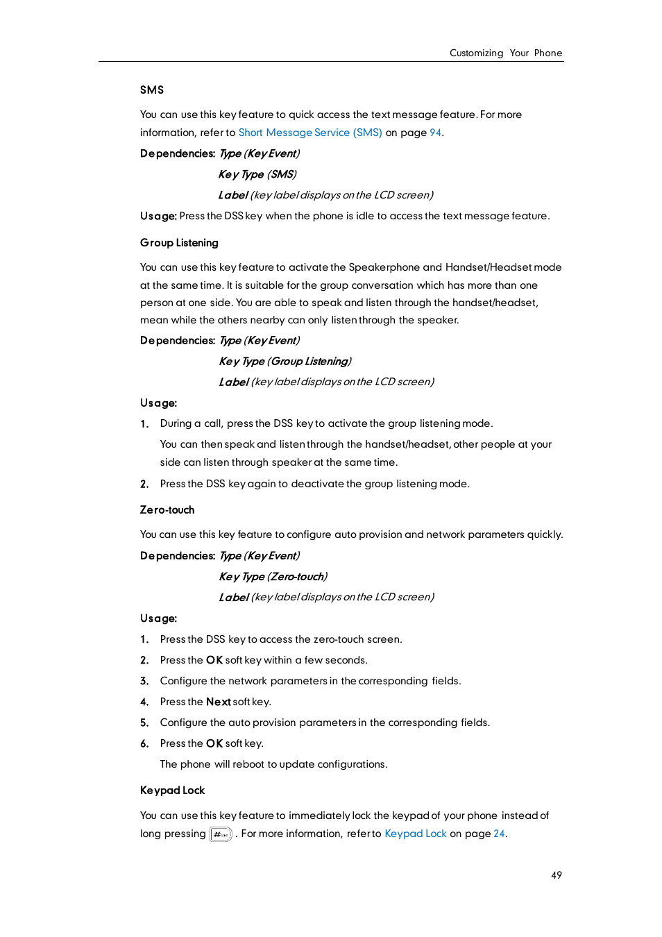 Yealink SIP-T32G User Manual | Page 59 / 118