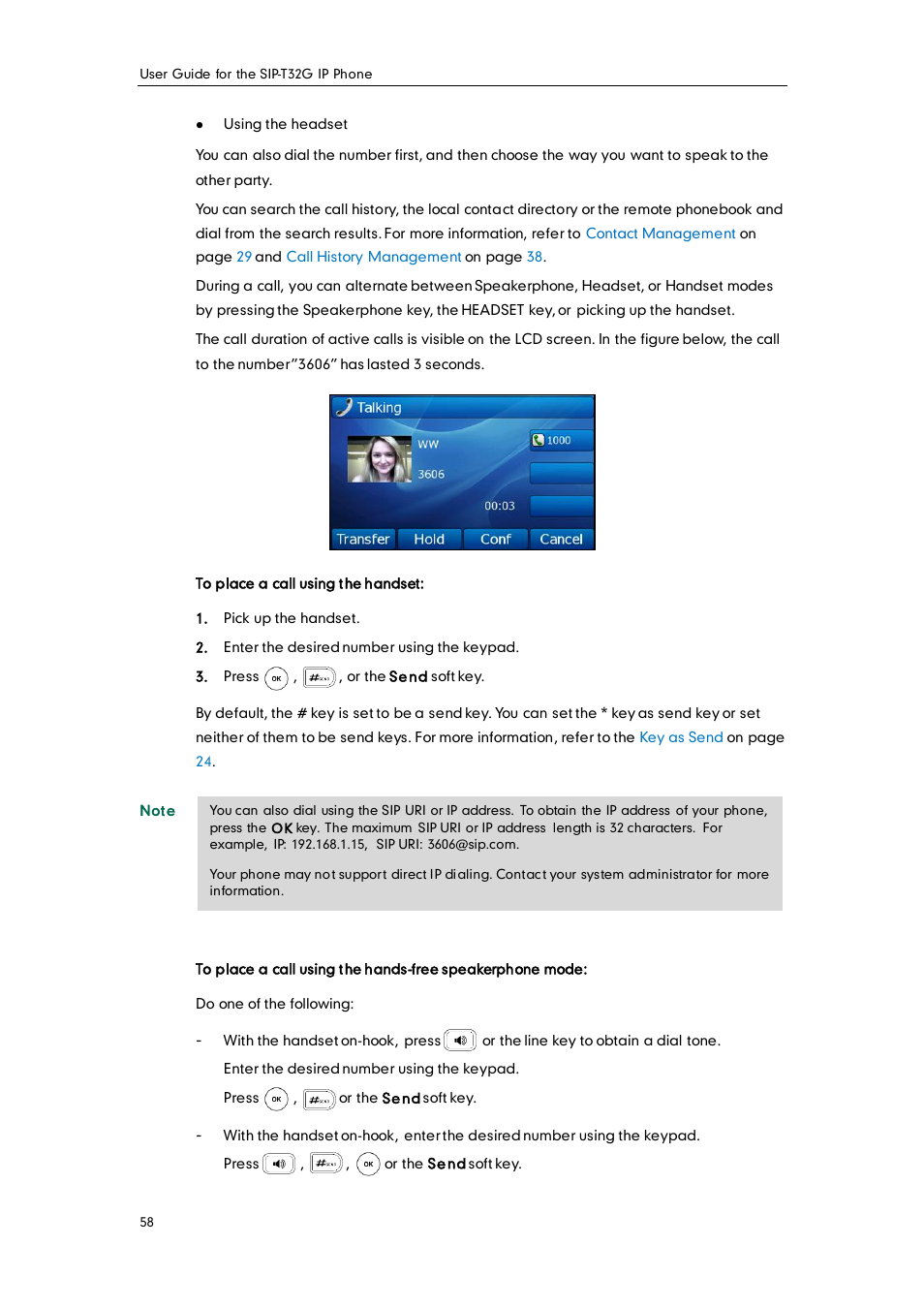 Yealink SIP-T32G User Manual | Page 68 / 118
