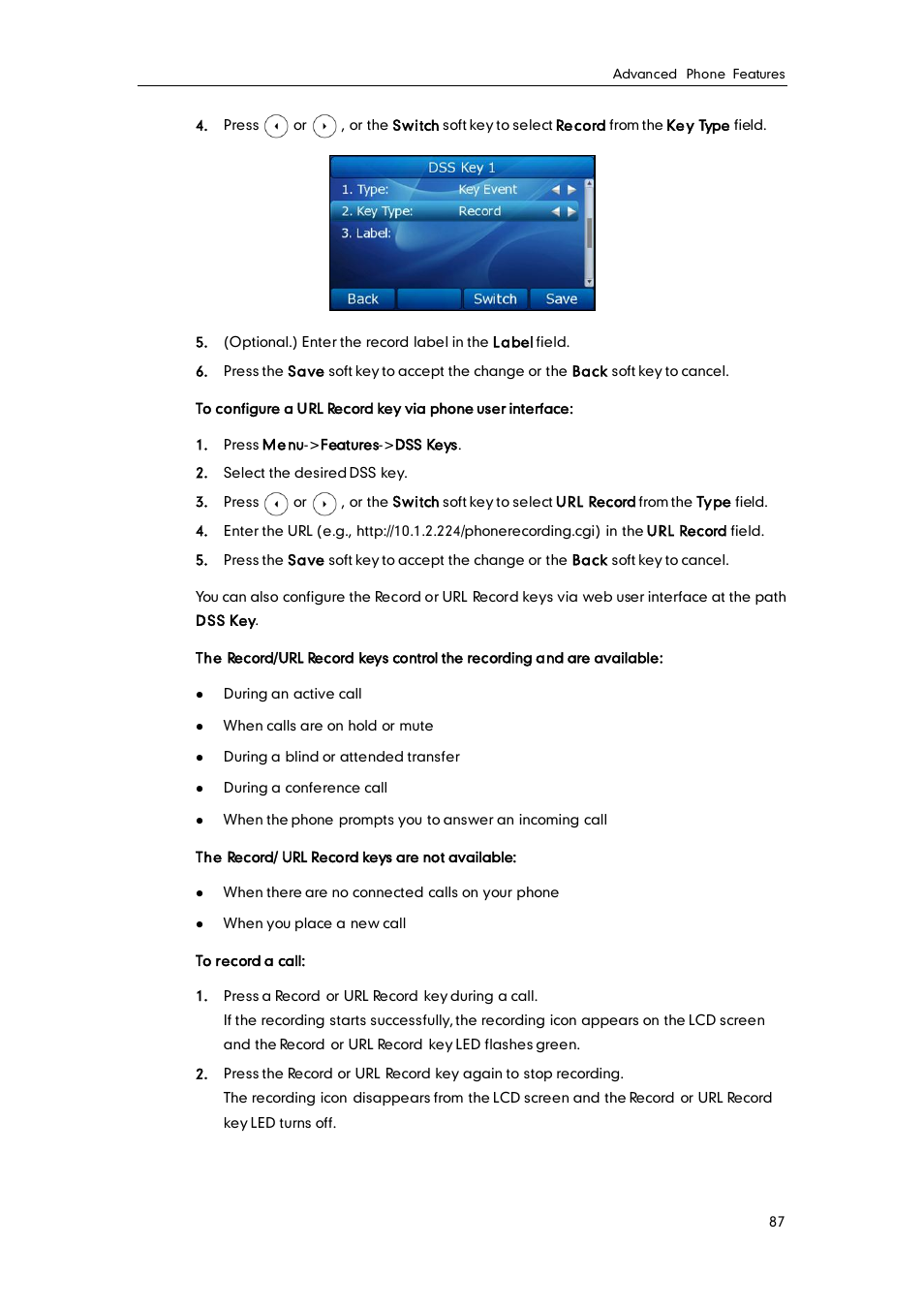 Yealink SIP-T32G User Manual | Page 97 / 118