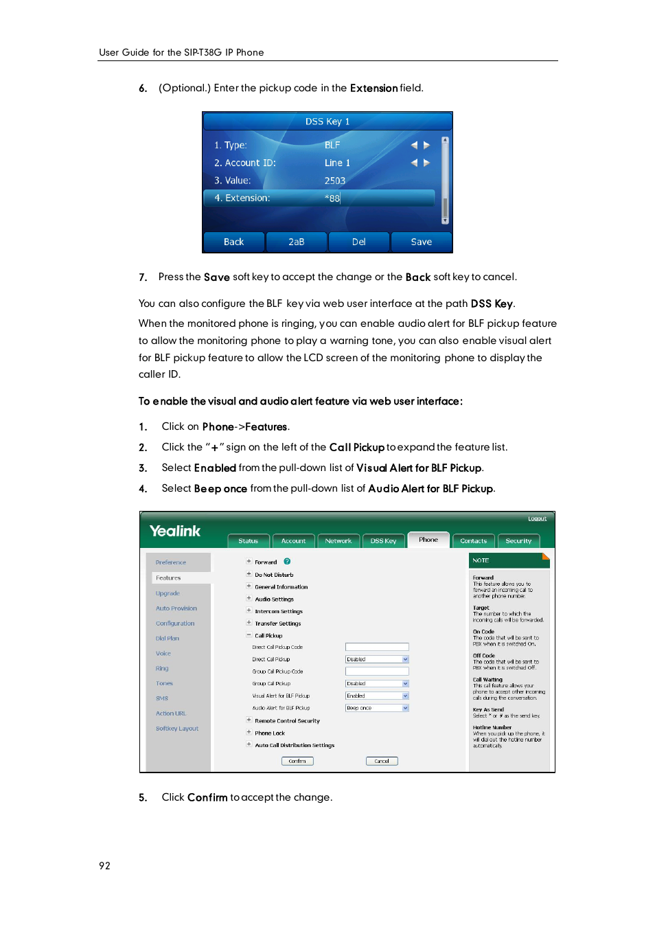 Yealink SIP-T38G User Manual | Page 102 / 132
