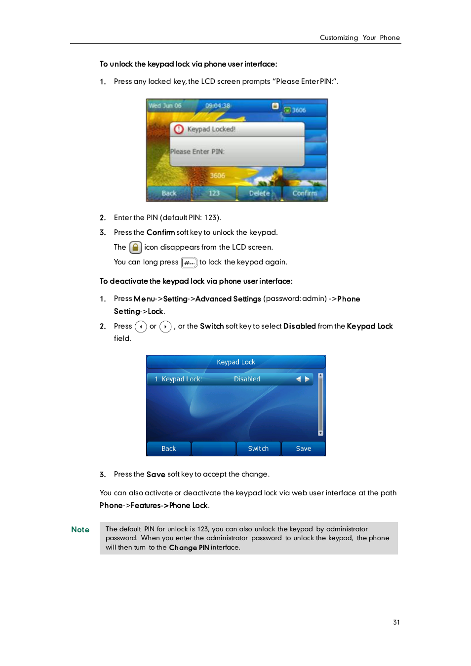 Yealink SIP-T38G User Manual | Page 41 / 132