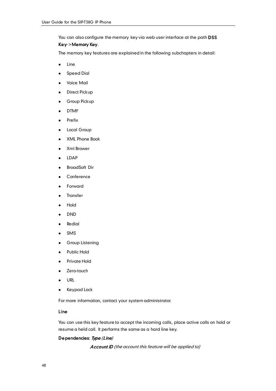 Yealink SIP-T38G User Manual | Page 58 / 132