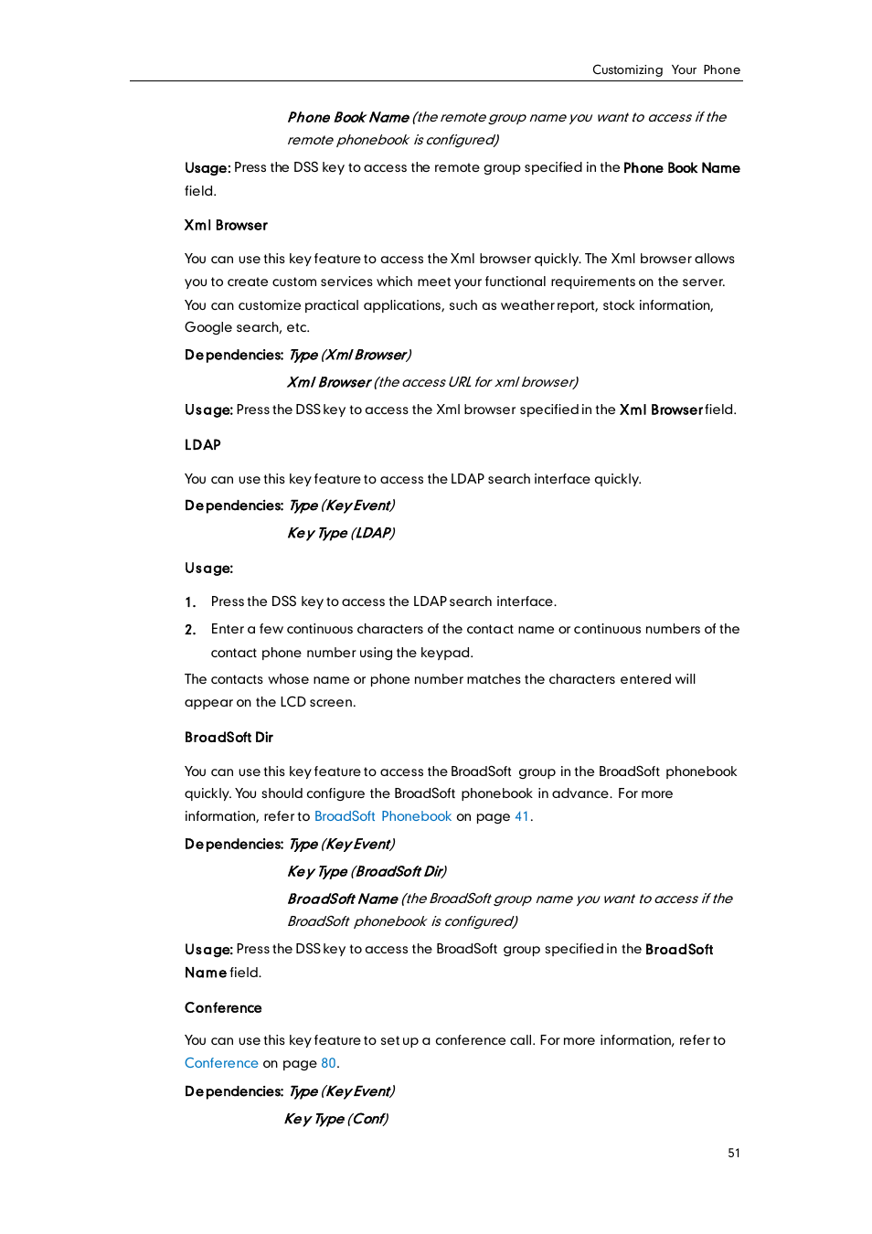 Yealink SIP-T38G User Manual | Page 61 / 132