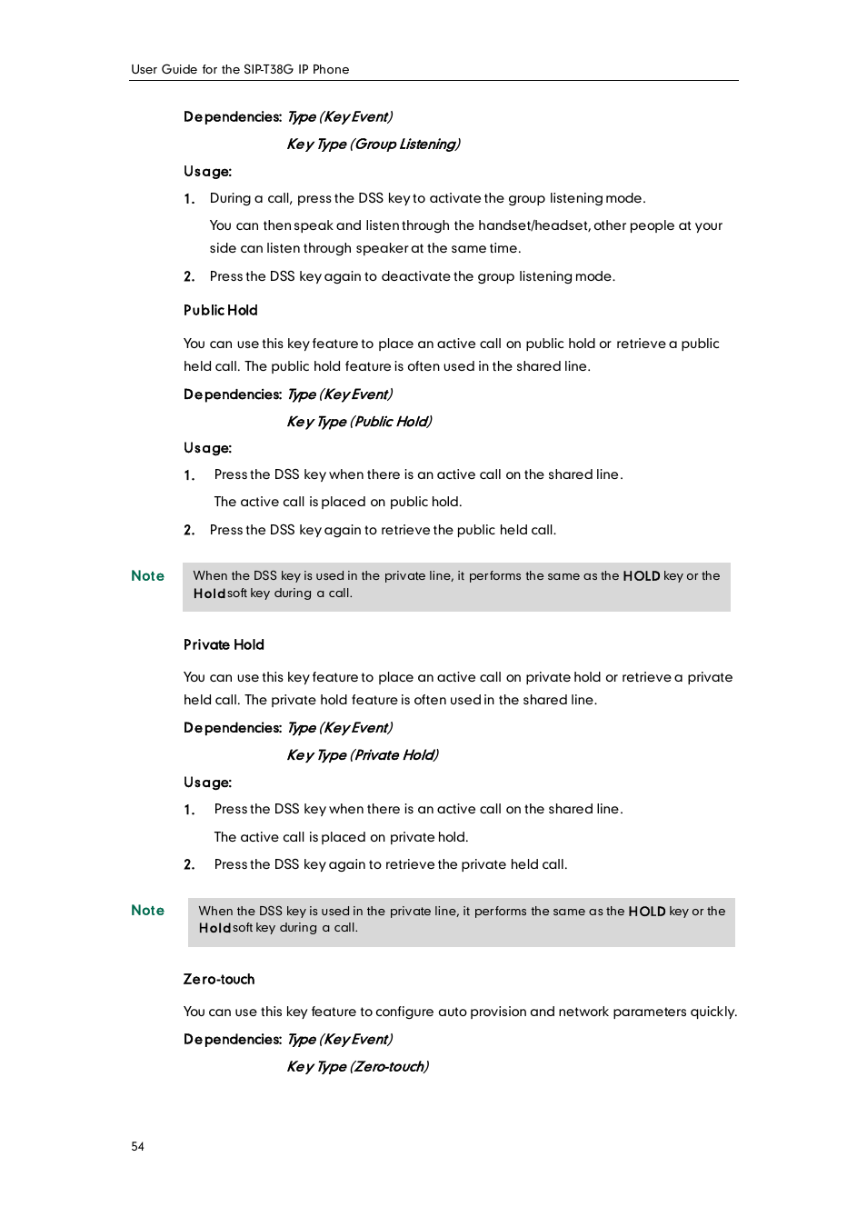 Yealink SIP-T38G User Manual | Page 64 / 132