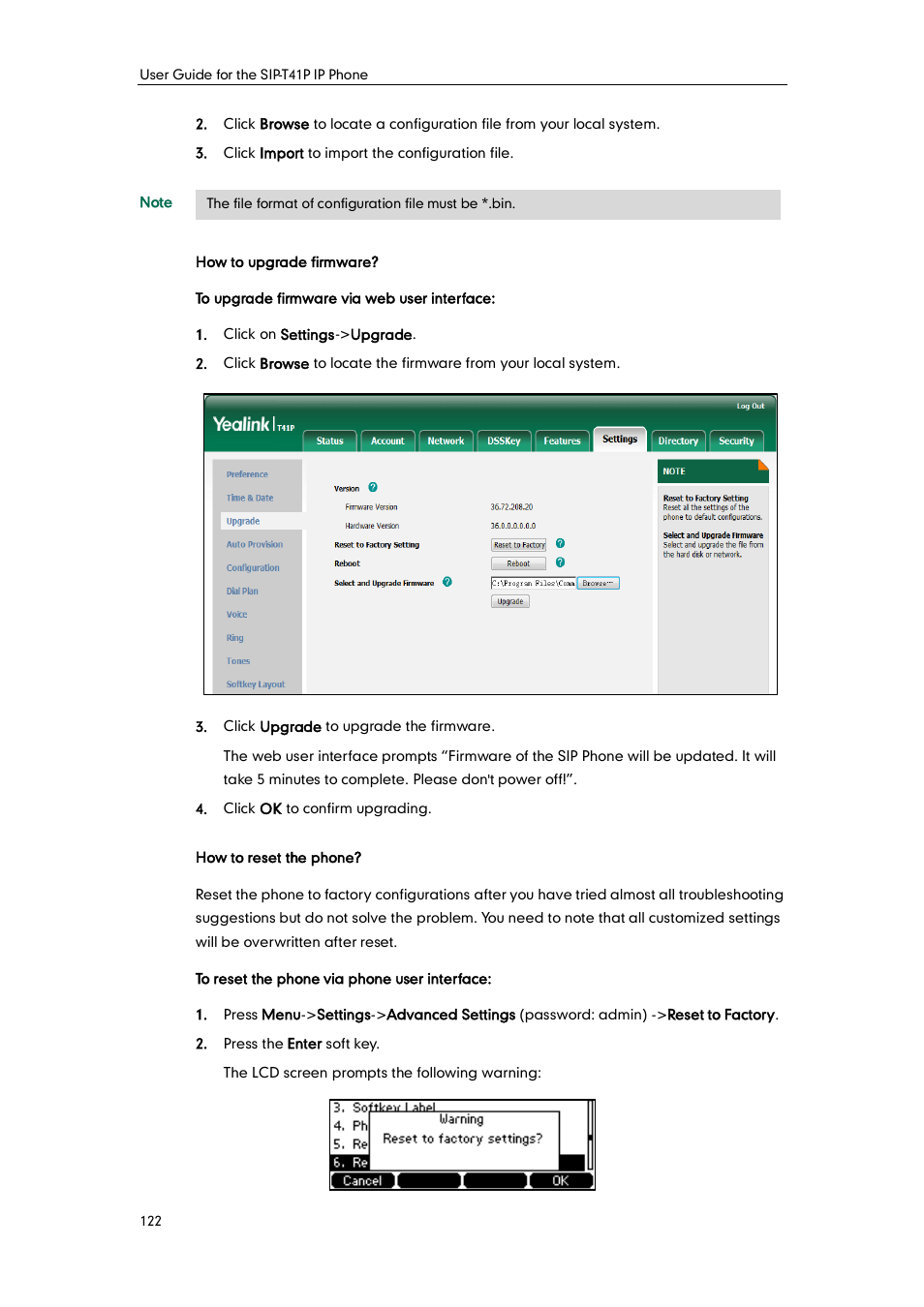 Yealink SIP-T41P User Manual | Page 132 / 142