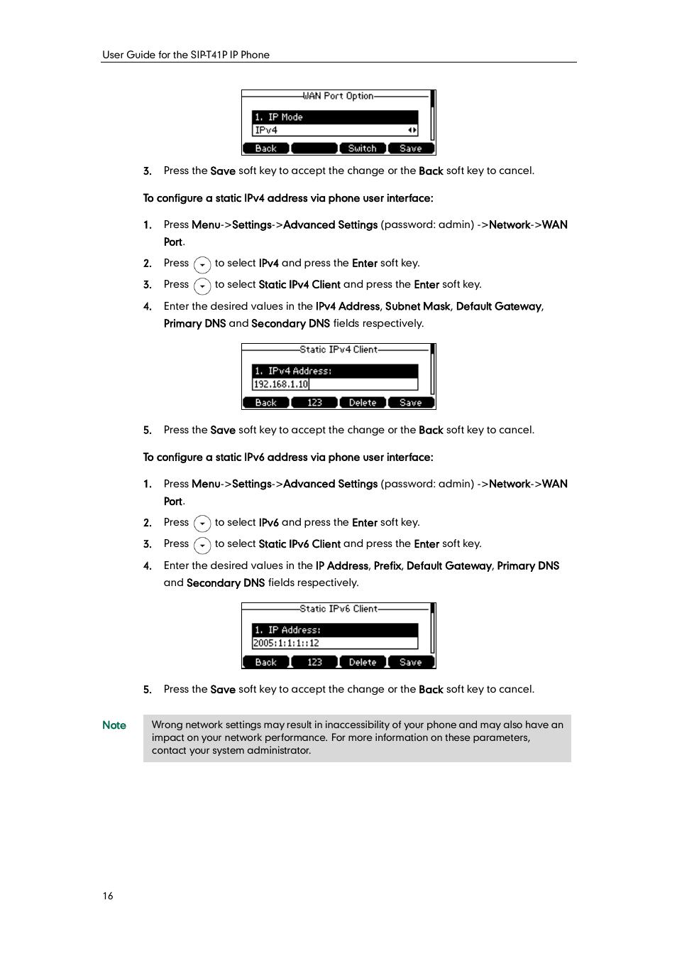 Yealink SIP-T41P User Manual | Page 26 / 142