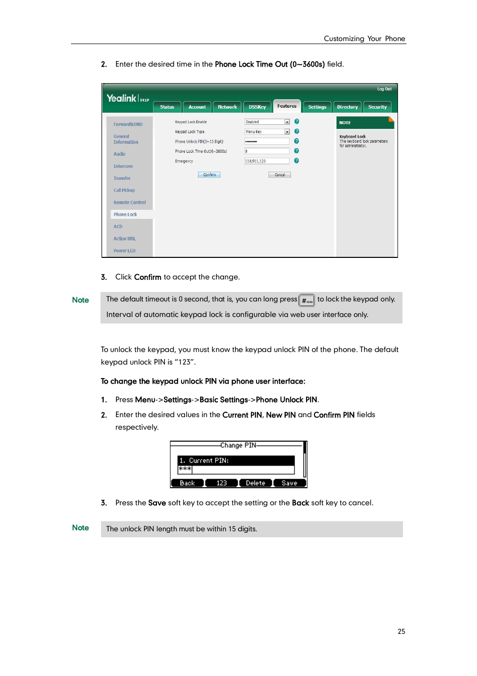 Yealink SIP-T41P User Manual | Page 35 / 142