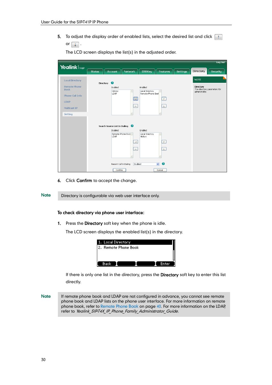 Yealink SIP-T41P User Manual | Page 40 / 142