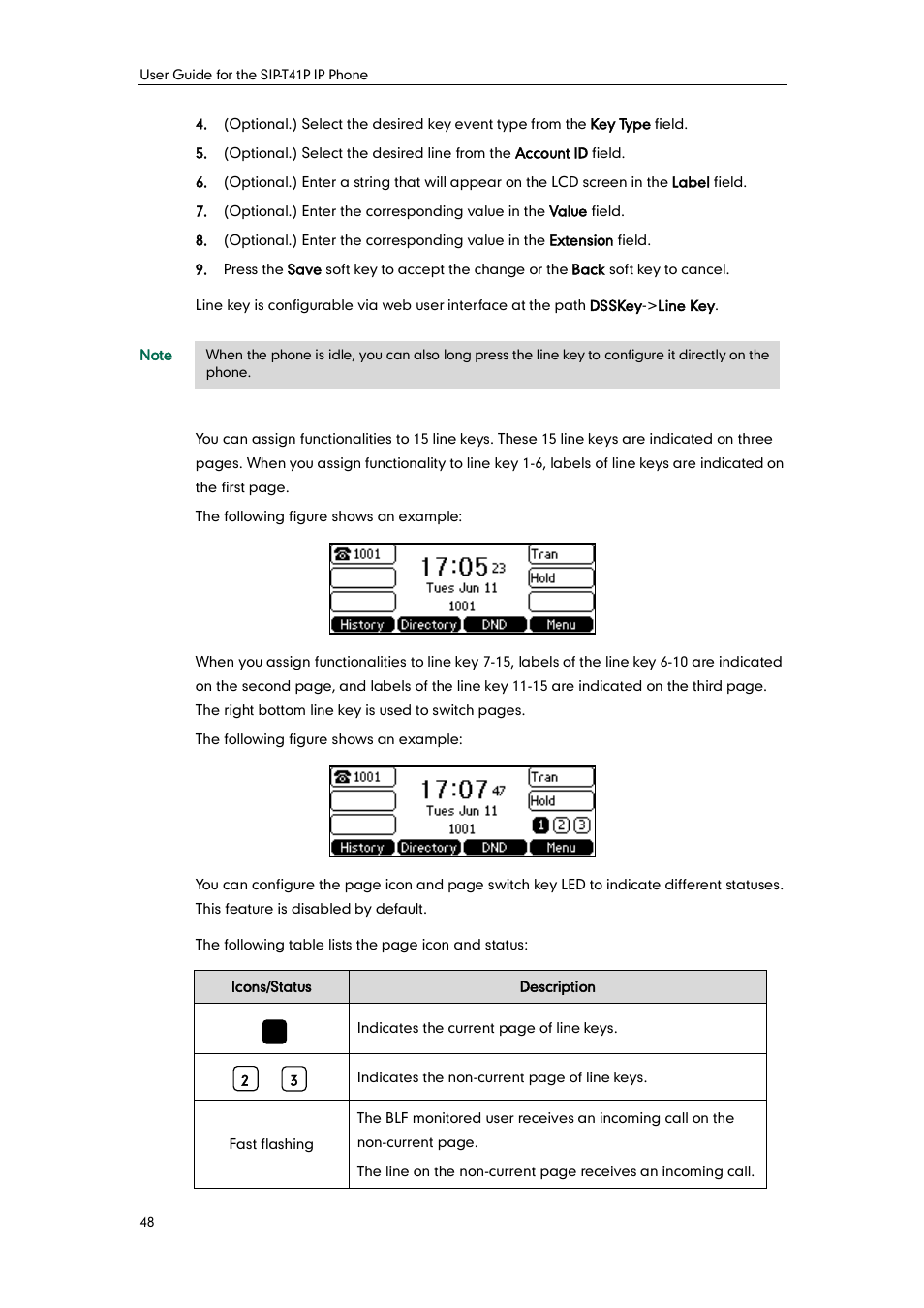 Yealink SIP-T41P User Manual | Page 58 / 142