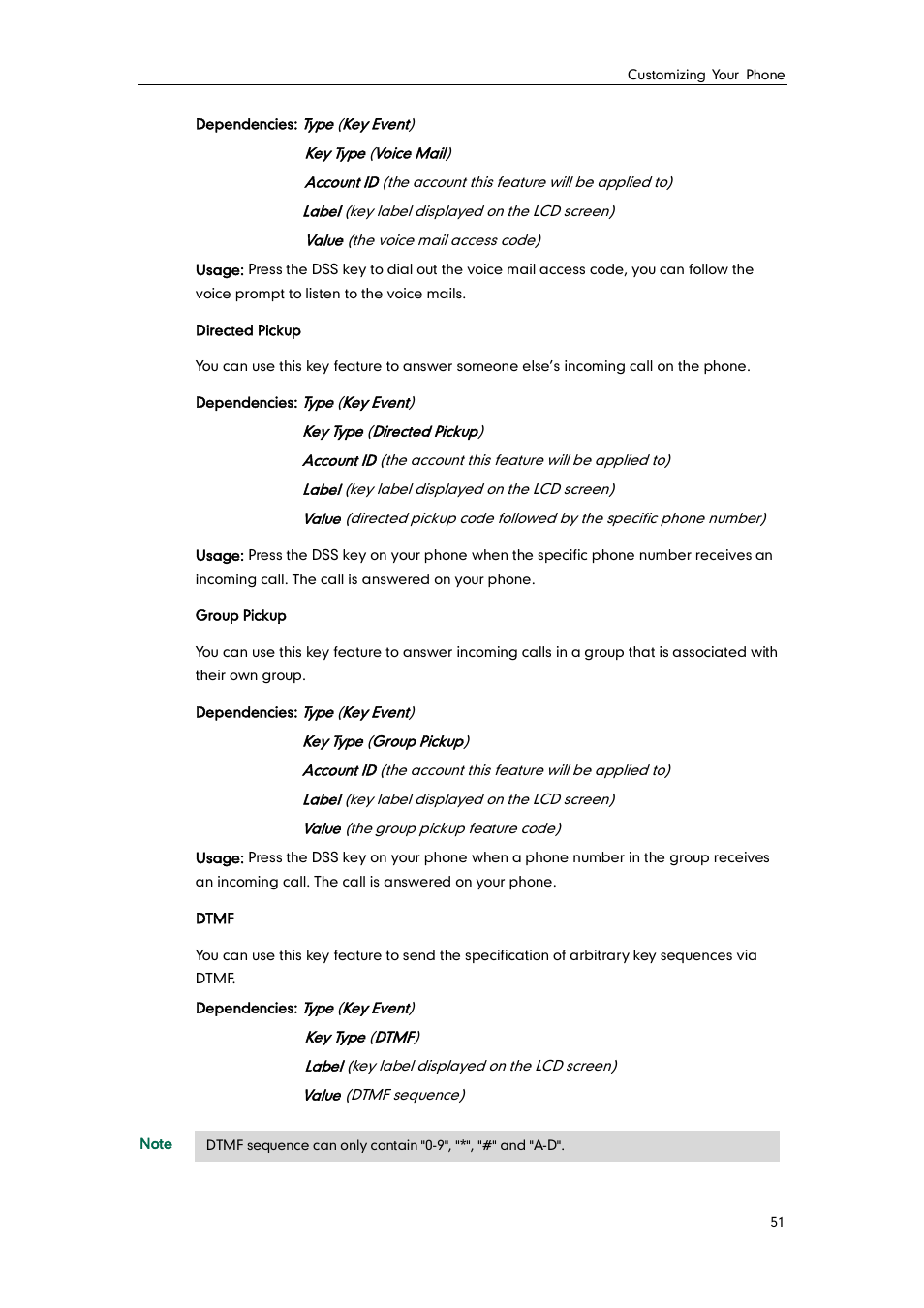 Yealink SIP-T41P User Manual | Page 61 / 142