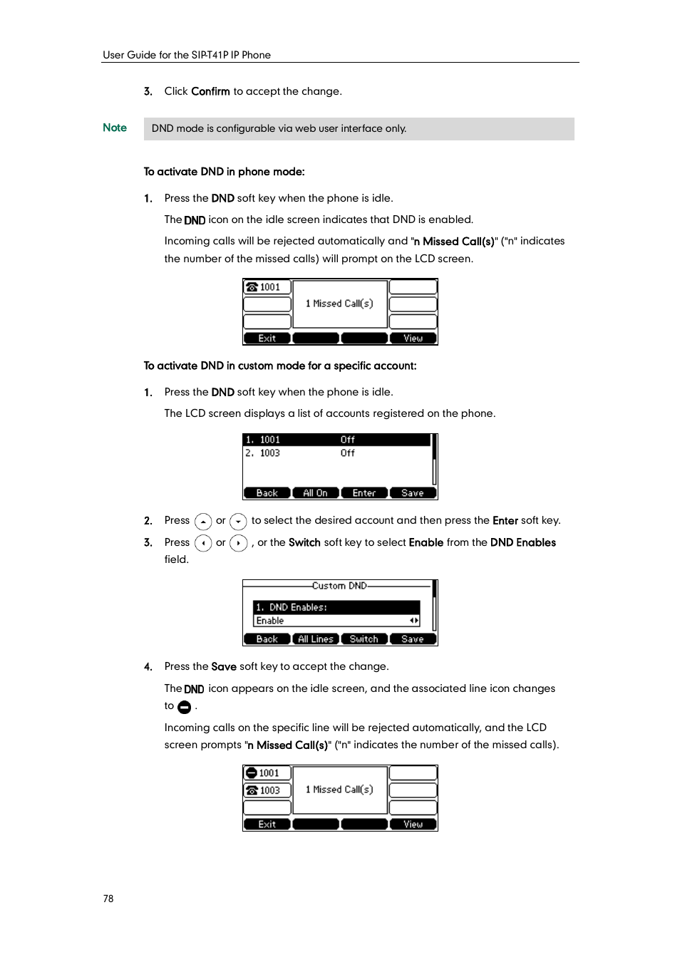 Yealink SIP-T41P User Manual | Page 88 / 142